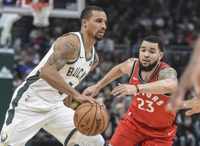 开云体育app-关于猛龙力克公牛,乔治·希尔完成帽子戏法的信息