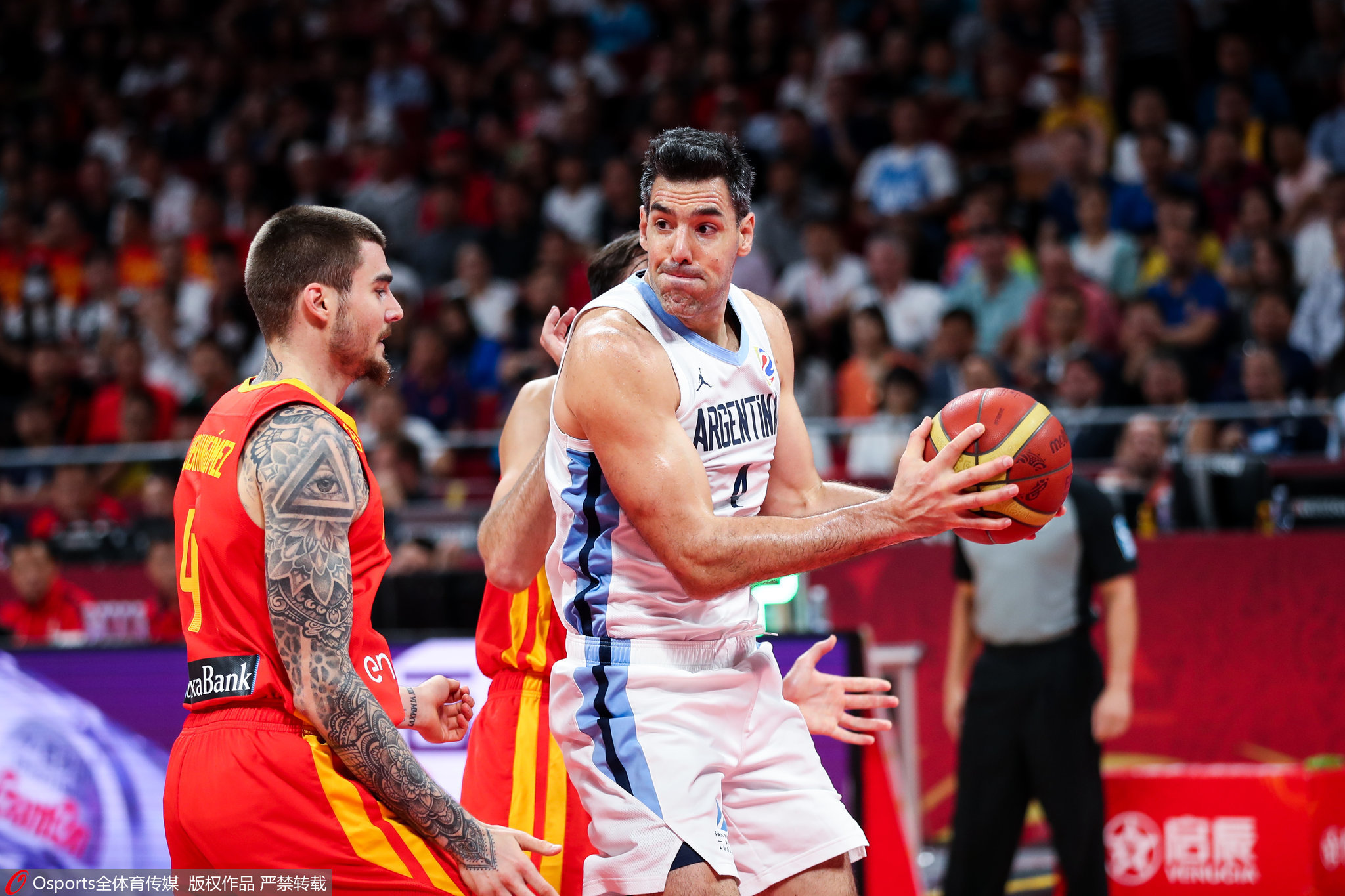 西班牙男篮血洗阿根廷男篮,费沃斯高光表现 西班牙男篮血洗阿根廷男篮,费沃斯高光表现